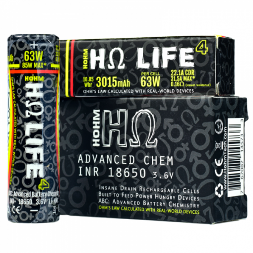 Baterie Hohm typ 18650 - Life 4 - 3015mAh 22,1A