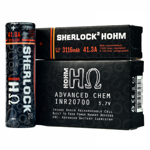 Baterie Hohm typ 20700 - Sherlock 2 - 3116mAh 30,7A