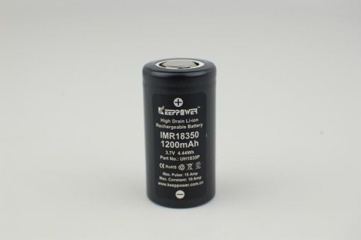 Baterie Keeppower IMR 18350 - 1200mAh, 10A