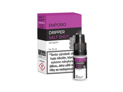 BOOSTER EMPORIO Nic Salt Dripper VPG 70/30 5x10ml - 20mg nikotinu/ml