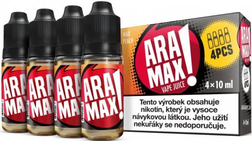 Broskev / Peach - Aramax liquid - 4X10ML