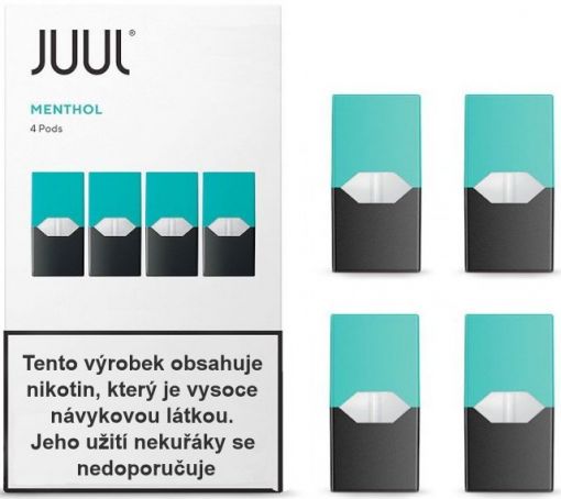 Cartridge JUUL Menthol 18mg 4pack