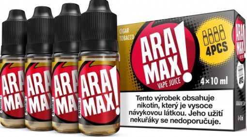 Cigar Tobacco - Aramax liquid - 4X10ML