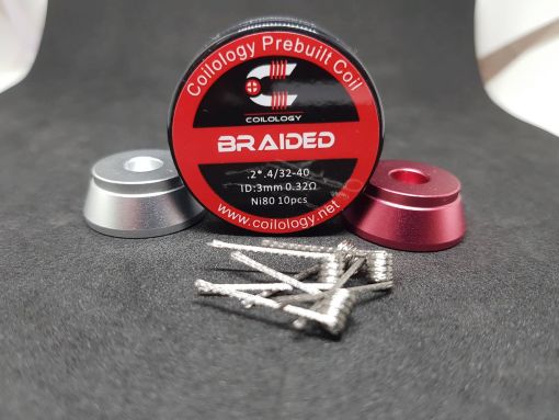 Coilology předmotané spirálky pro DL Braided Ni80 - NiChrome, 10ks