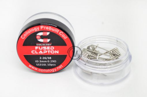 Coilology předmotané spirálky pro DL Fused Clapton SS316L, 10ks