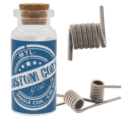 Custom Coils by Ziko - MTL Fused Clapton, Ni80 0,8 ohm