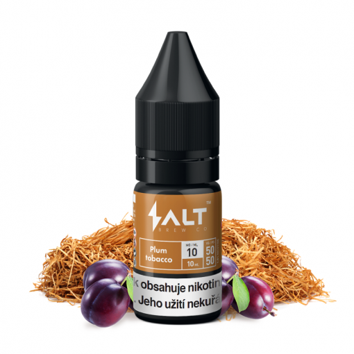 E-liquid Salt Brew Co 10ml - Plum Tobacco / Tabák se švestkou a vanilkou