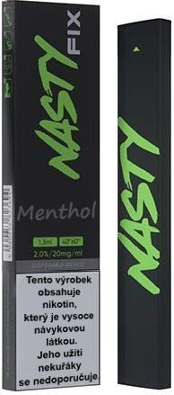 Elektronická Cigareta Nasty Juice Fix Menthol 20mg/ml