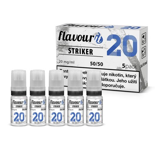 Flavourit STRIKER - 50/50 20mg booster, 5x10ml