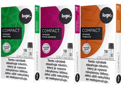 JTI Logic Compact náplň Intense 1,7 ML, 18 MG