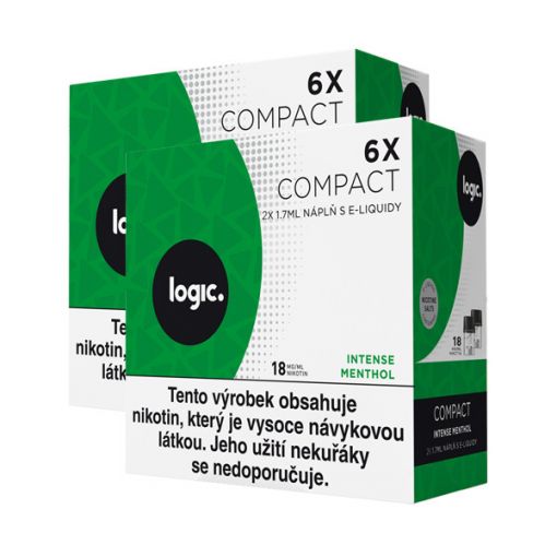 JTI Logic Compact náplň Intense Menthol 1,7 ML, 18 MG Pack