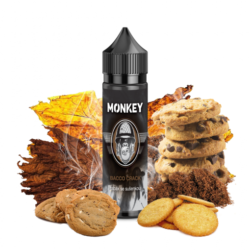 Příchuť Monkey Liquid - Bacco Crack 10ml SnV