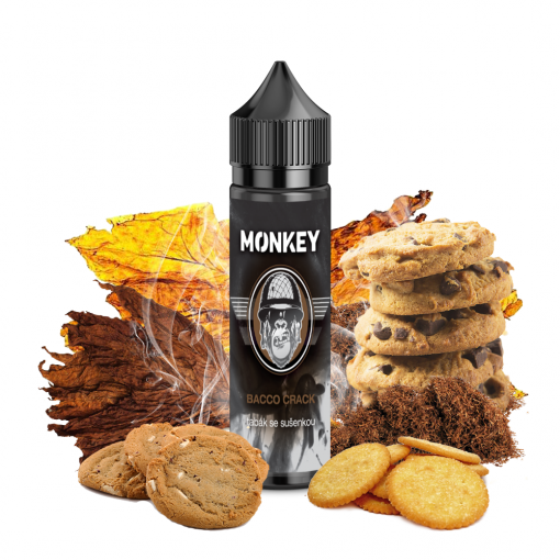 Příchuť Monkey Liquid - Bacco Crack 12ml SnV