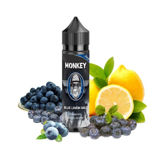 Příchuť Monkey Liquid - Blue Lemon Ball 10ml SnV