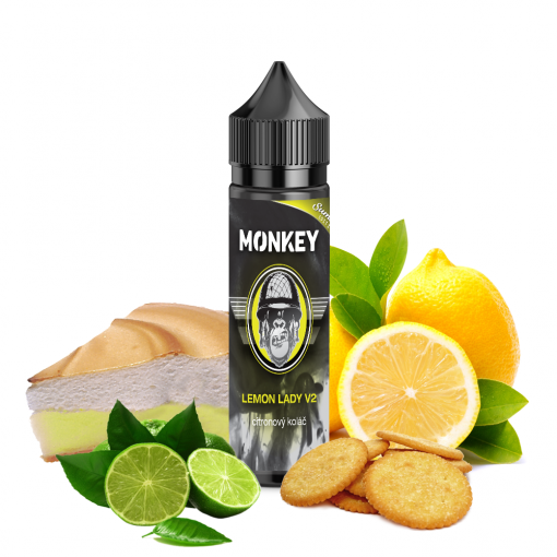 Příchuť Monkey Liquid - Lemon Lady V2 12ml SnV