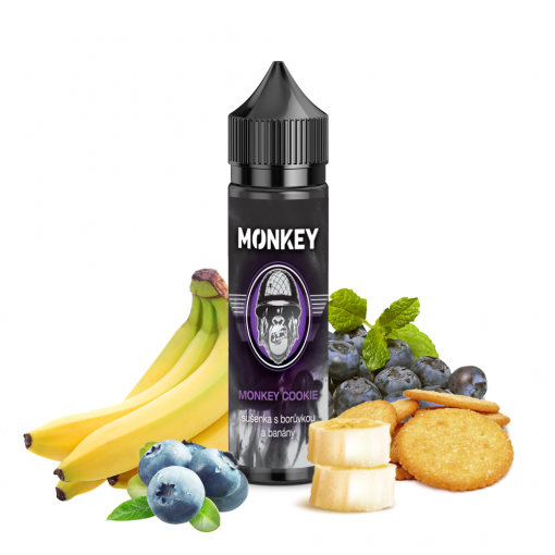 Příchuť Monkey Liquid - Monkey Cookie 10ml SnV