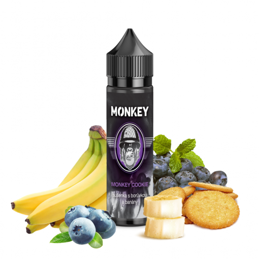 Příchuť Monkey Liquid - Monkey Cookie 12ml SnV