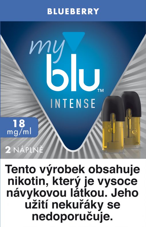 Náhradní předplněný pod pro my BLU - Blueberry intense 18 mg - 2 kusy