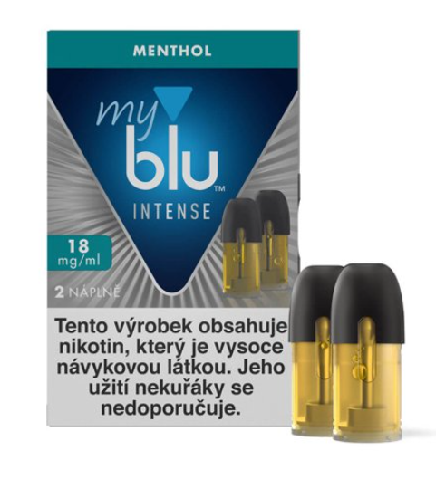 Náhradní předplněný pod pro my BLU - Menthol 18 mg - 2 kusy