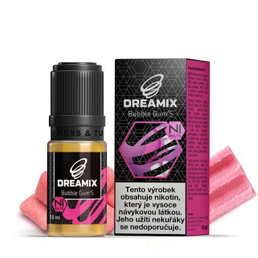 Nikotinová Sůl Dreamix - Žvýkačka - Bubblegum'S