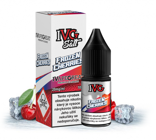 Nikotinová Sůl IVG Salt - Frozen Cherries / Chladivé třešně