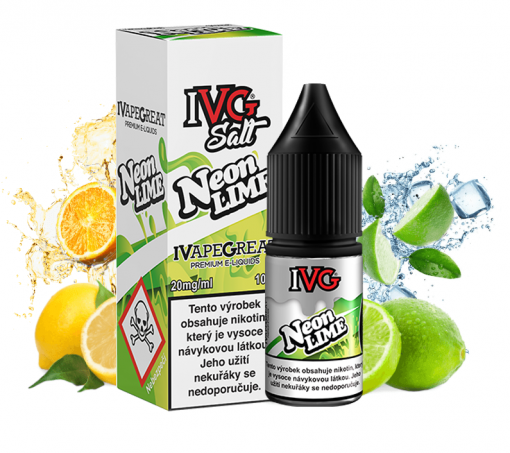 Nikotinová Sůl IVG Salt - Neon Lime / Citron a limetka
