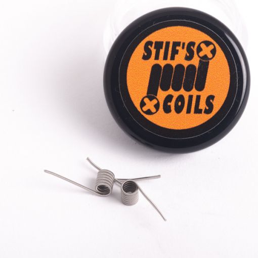 Předmotané spirálky Stifs MTL Micro Fused Clapton SS316L+ Ni80 0,54ohm