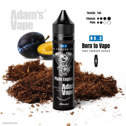 Příchuť Adams vape - Plum Engine / Tabák se švestkou 12ml SnV