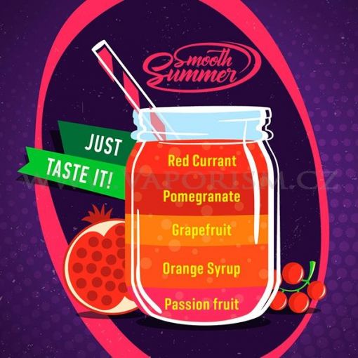 Příchuť Big Mouth - Smooth Summer - Granátové jablko a pomerančový sirup 10ml
