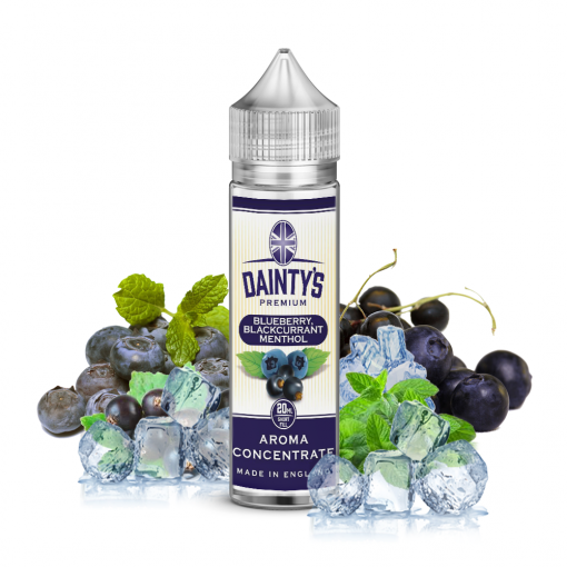 Příchuť Dainty´s - Premium - Blueberry Blackcurrant Menthol 20ml SnV