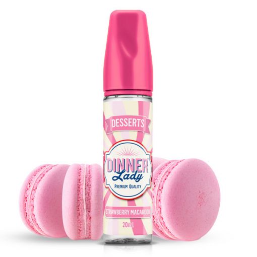 Příchuť Dinner Lady - Classic - Strawberry Macaroon 20ml SnV