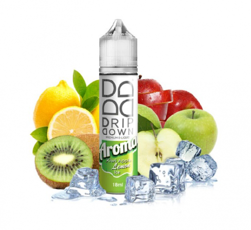 Příchuť IVG - Drip Down - Kiwi Apple Lemon Ice 18ml SnV