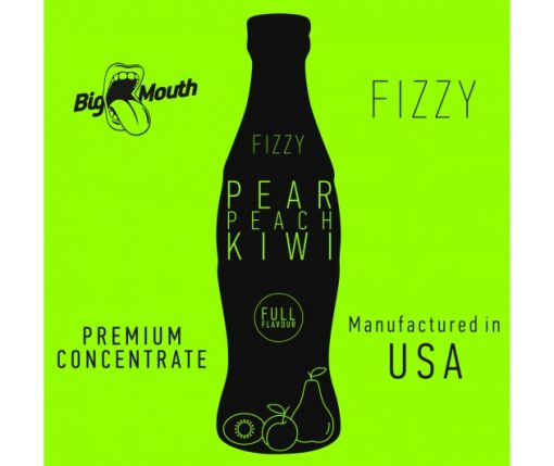 Příchuť Big Mouth - Fizzy - Hruška, broskev a kiwi 10ml