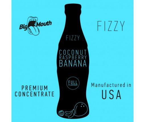 Příchuť Big Mouth - Fizzy - Kokos, malina a banán 10ml