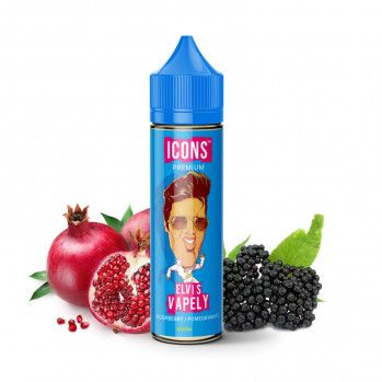 Příchuť Icons: Elvis Vapely / Černý bez, granátové jablko - 20ml