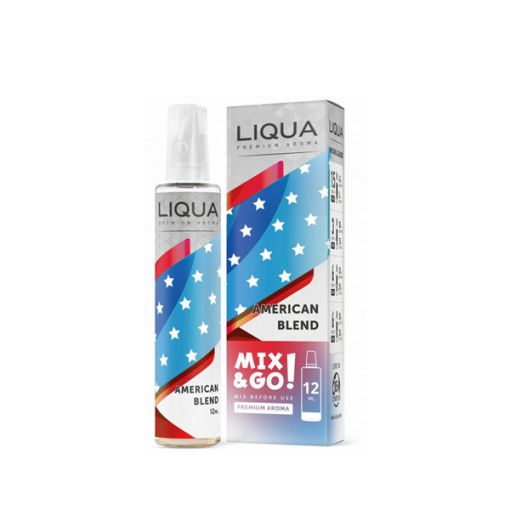 Příchuť LIQUA - Mix&Go - American Blend 12ml SnV