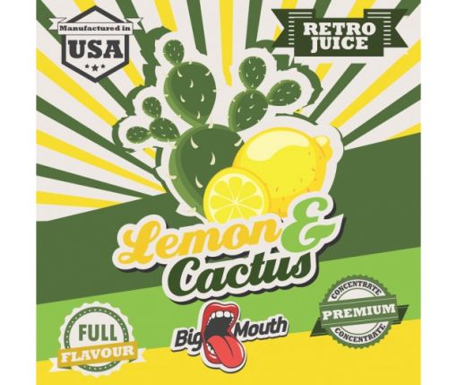 Příchuť Big Mouth - Retro Juice - Citron & kaktus 10ml