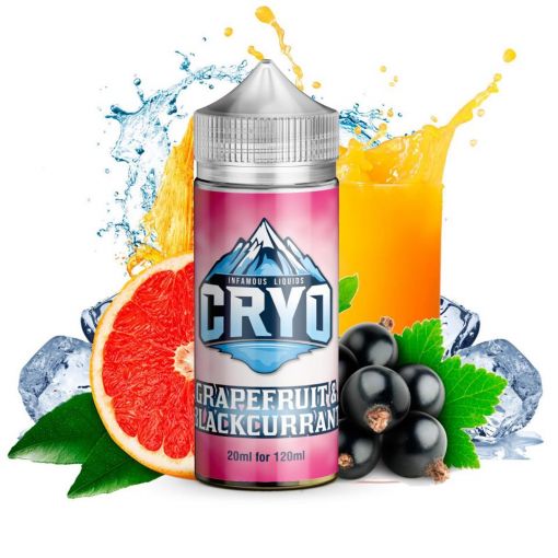 Příchuť Infamous Cryo - Grapefruit and Blackcurrant 20ml SnV
