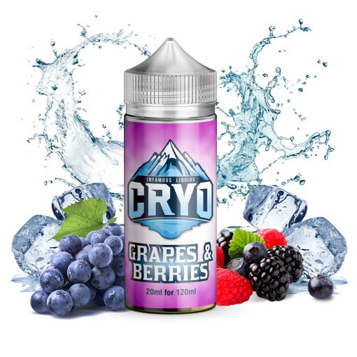 Příchuť Infamous Cryo - Grapes & Berries / Hrozny a lesní plody 20ml SnV