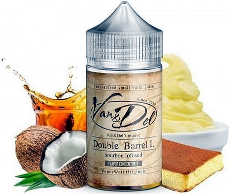 Příchuť Van & Del - Double Barrel L / Piškotový dort 15ml SnV