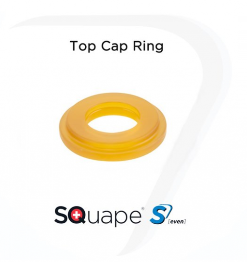 SQuape S[even] BF RDA - Top Cap Ring Ultem Natural