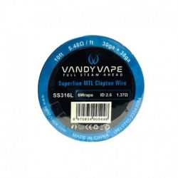 Vandy Vape nichromový drát Superfine MTL Clapton Ni80, 3,04m