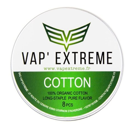 Vap Extreme Organic Cotton vata - 8ks