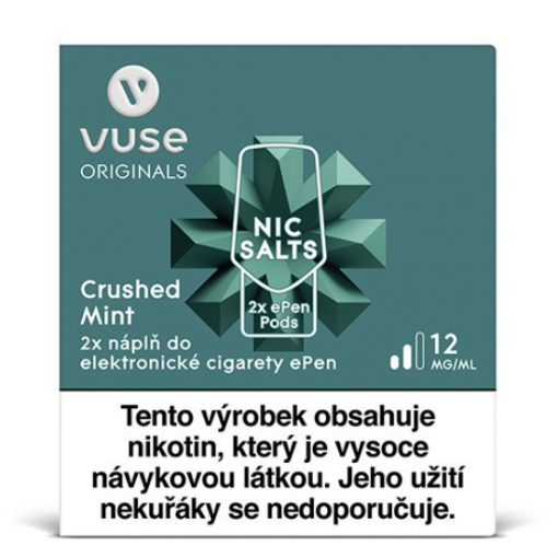 VUSE ePen 3 náplň Crushed Mint 2ml 12mg - 2ks