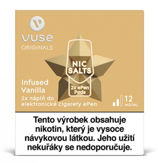 VUSE ePen 3 náplň Infused Vanilla 2ml 12mg - 2ks