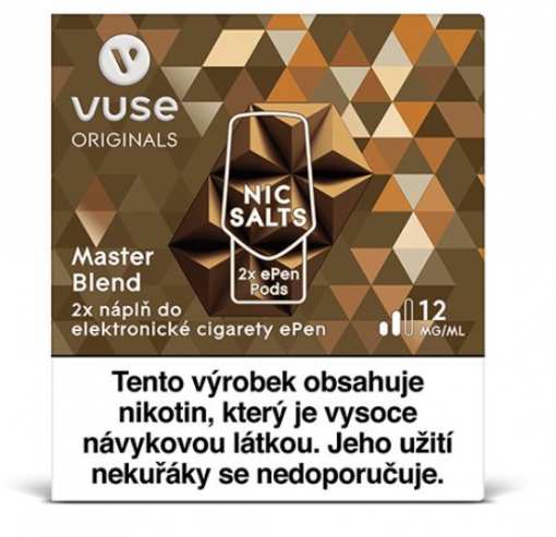 VUSE ePen 3 náplň Master Blend 2ml 12mg - 2ks