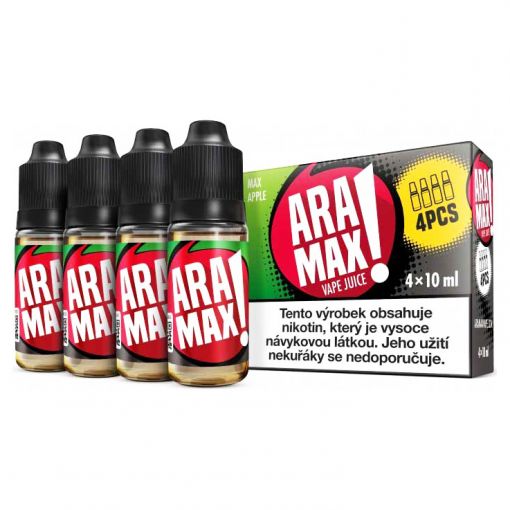 Jablko / Apple - Aramax liquid - 4x10ml