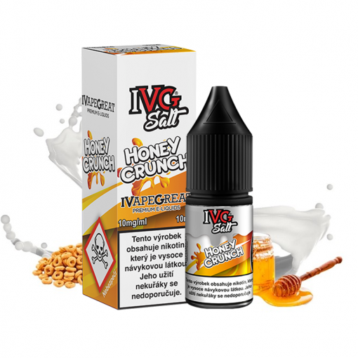 Nikotinová Sůl IVG Salt - Honey Crunch / Medové cereálie 10ml