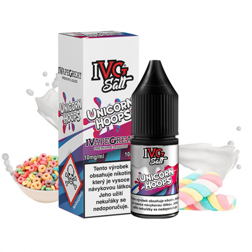 Nikotinová Sůl IVG Salt - Unicorn Hoops / Cereálie s marshmallow 10ml