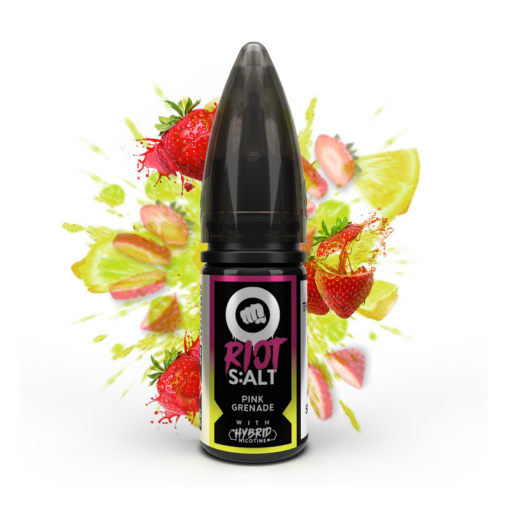 Nikotinová sůl Riot S:ALT Hybrid - Pink Grenade / Citronovo-jahodová limonáda 10ml